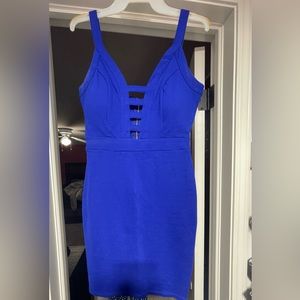 Blue dress mini dress